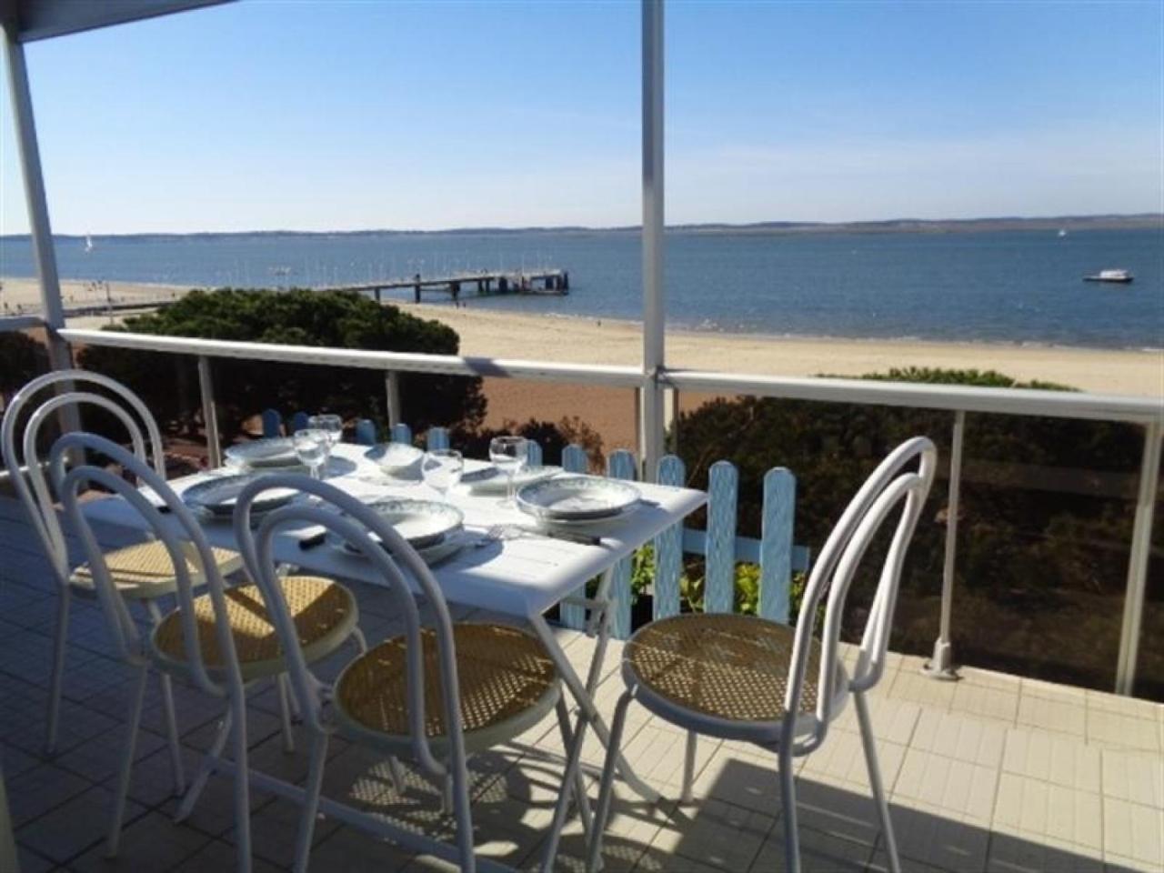 Appartement T3 Au Centre D'Arcachon Avec Vue Mer, Terrasse Et Parking Securise - Fr-1-374-74 Exterior photo